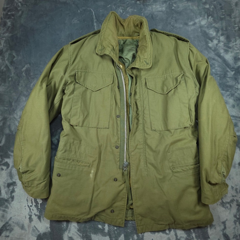 US Military M-65 Field Jacket OG-107 Sportsmaster Small Reg-see description M51